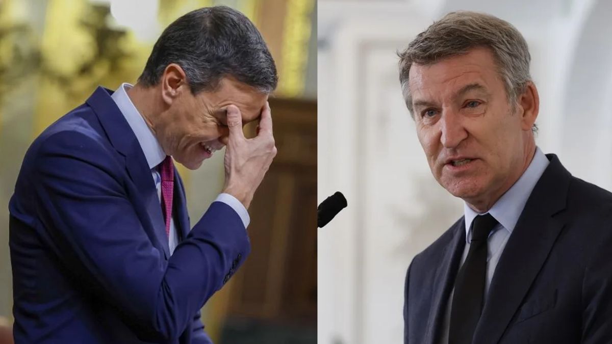 Pedro Sánchez respalda a los fiscales cuando “persiguen delincuentes” y Feijóo le echa en cara su silencio Pedro Sánchez y Alberto Núñez Feijóo