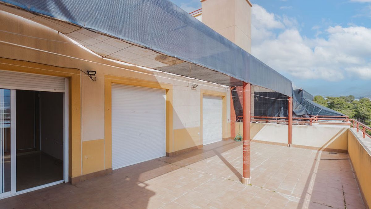 Terraza del piso a la venta de BBVA