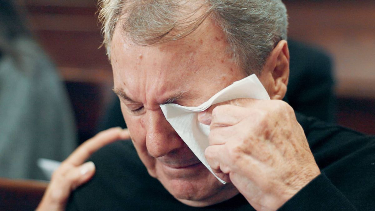 un hombre triste