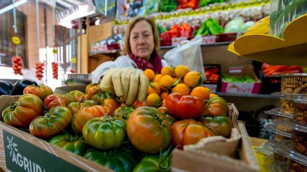 Mujer en el mercado