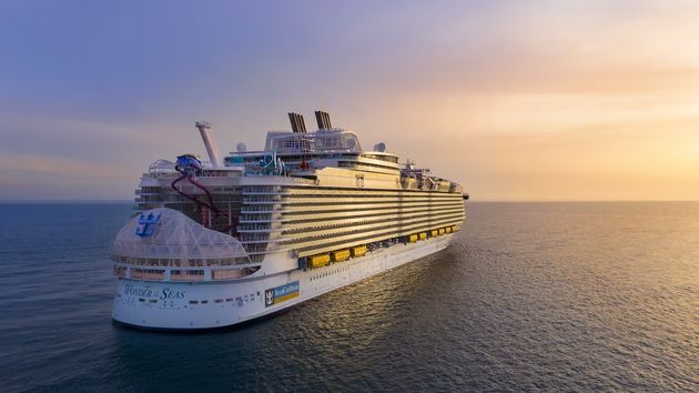 Un barco de la naviera Royal Caribbean