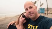 Steve Adcock junto a su mujer