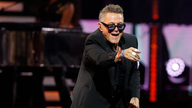 Alejandro Sanz en uno de sus espectáculos