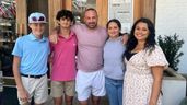 John Wetmore con toda su familia