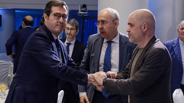 Unai Sordo y Antonio Garamendi