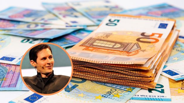 Pavel Durov con dinero
