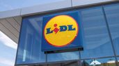 Logotipo fachada tienda Lidl