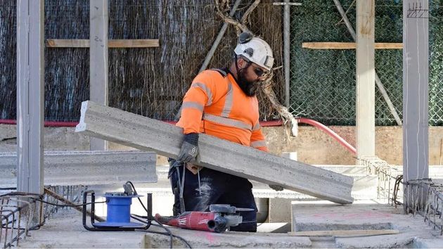 Trabajador de la obra