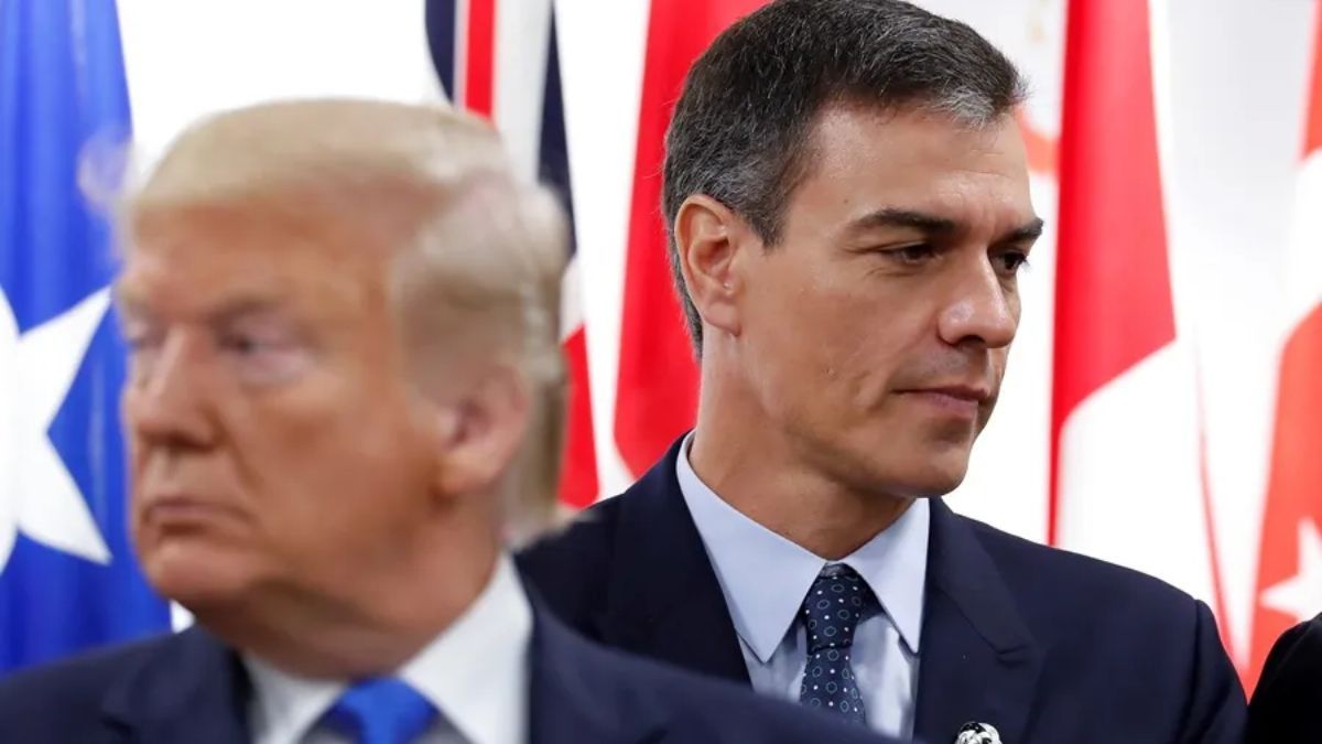 Donald Trump amenaza a España: “ahora pagaréis el doble” Donald Trump y Pedro Sánchez