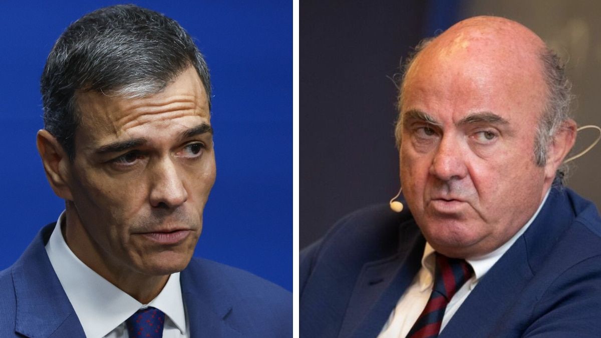 Pedro Sánchez y Luis de Guindos Pedro Sánchez y Luis de Guindos