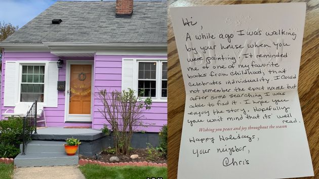 Pinta su casa sin estar preparada para la carta que le manda su vecina: “he llorado”