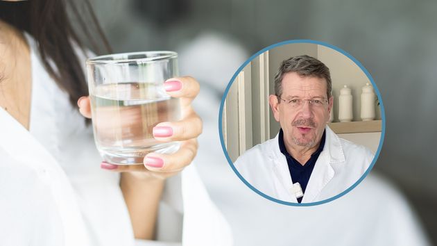 montaje vaso de agua y julio maset