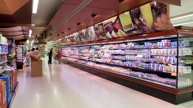 Interior de una tienda de Mercadona