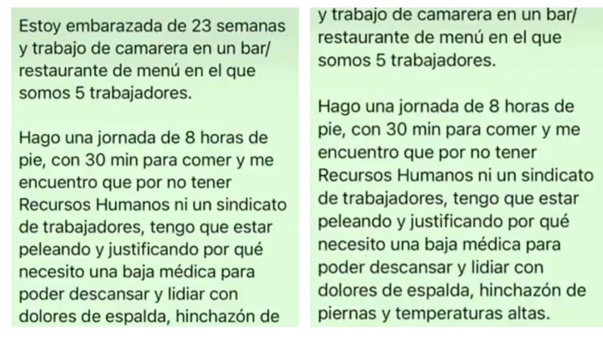 Captura de pantalla de WhatsApp