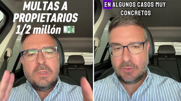 Sergio Gutiérrez, experto inmobiliario, avisa a los propietarios de lo que viene en julio: “multas de hasta medio millón de euros”