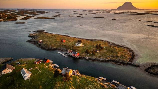 Isla privada de Geitskjæret, en Noruega