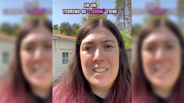 Captura del video donde muestra la vivienda