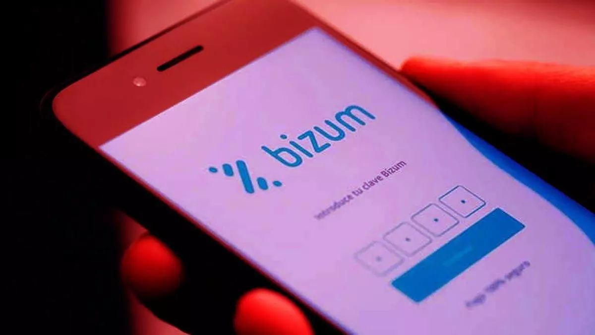 Sistema de pagos de Bizum desde un móvil