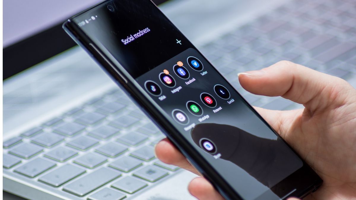 Aplicaciones en un teléfono móvil Aplicaciones en un teléfono móvil