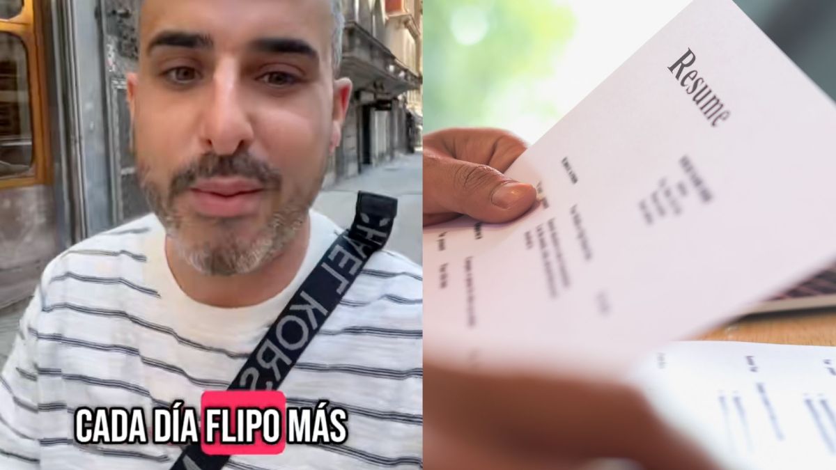 Deja su currículum en una tienda de Gijón y el dueño alucina con lo que le dice: “Por favor, no me llaméis” El propietario de la tienda en su vídeo de TikTok junto un CV