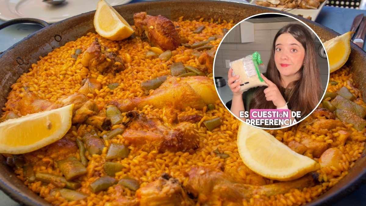 Una paella y Mariana Zapién, ingeniera de alimentos Paella y Mariana Zapién, ingeniera de alimentos