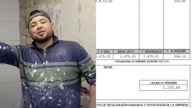 Un albañil hondureño no se corta al hablar de lo que gana en Madrid: “Aquí te partes la espalda por 90 euros al día, pero primero empiezas ganando 50"