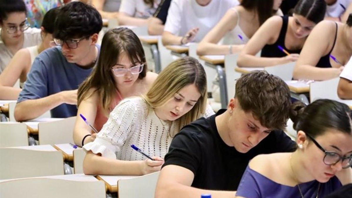 Estudiantes en una de las aulas de la Universidad de Almería