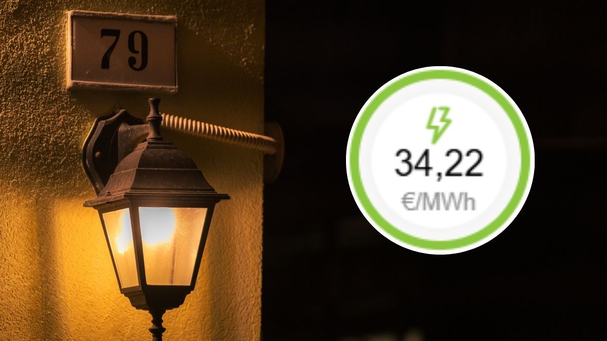 precio de la luz con farola
