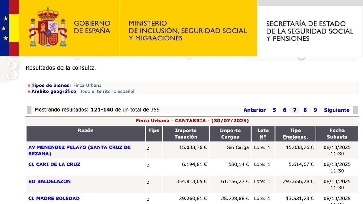 Portal de Subastas de la Seguridad Social Portal de Subastas de la Seguridad Social