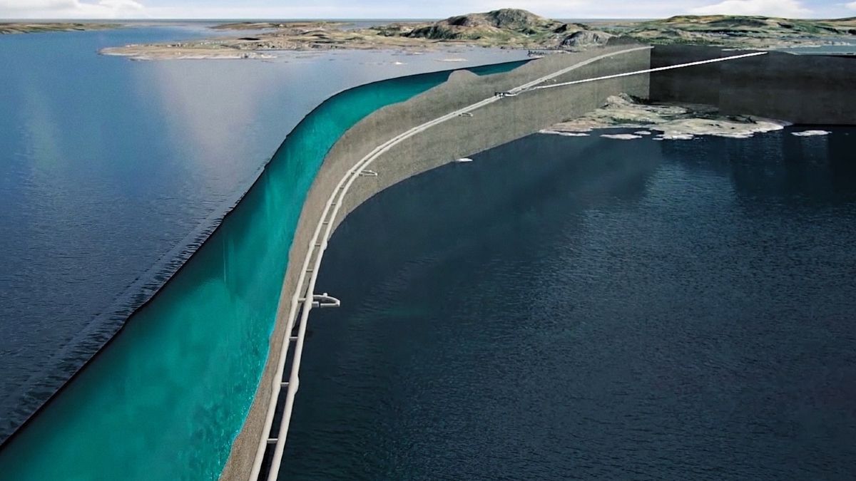 El túnel Rogfast bajo el agua El túnel Rogfast bajo el agua