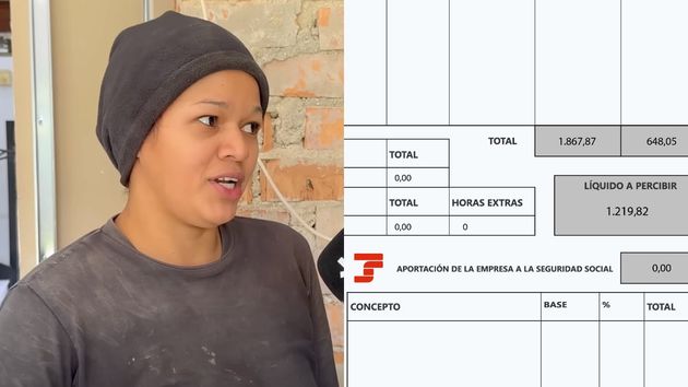 Una albañila no se corta al hablar de lo que gana en la obra: “Antes cuidaba ancianos y no tenía vida, ahora me dejo la espalda por 1.200 euros y con horas extra puedo llegar a 1.500"