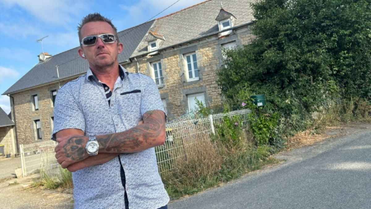 Christophe Morin en su casa