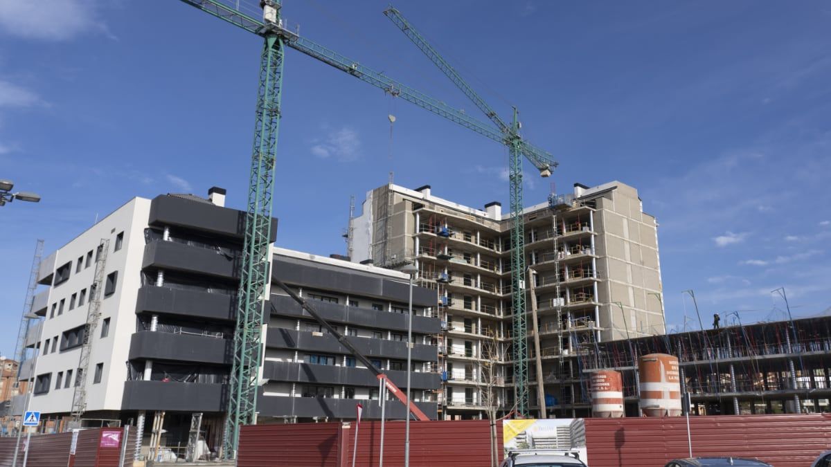 Construcción de una promoción de viviendas