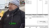 Un camarero entrevistado y una nómina