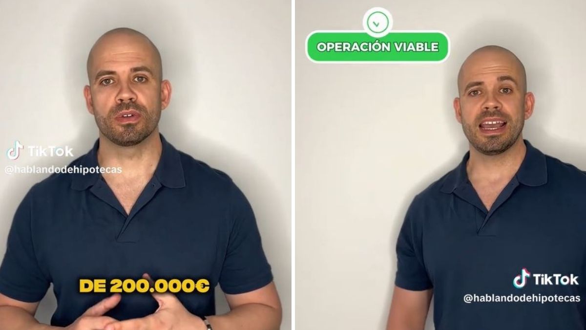 Captura del vídeo de Nacho en TikTok