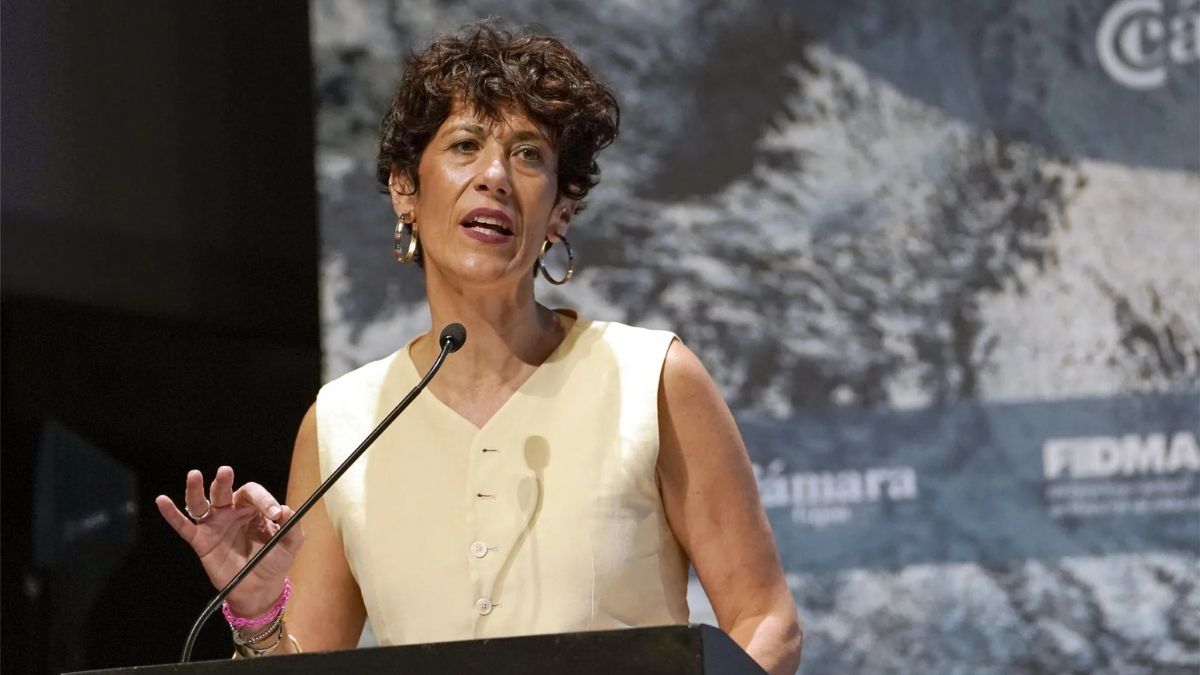 La ministra de Seguridad Social, Elma Saiz