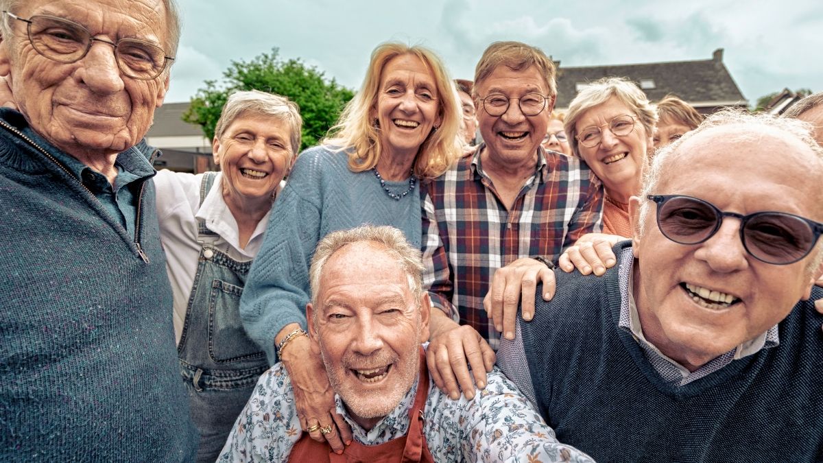 selfie personas mayores