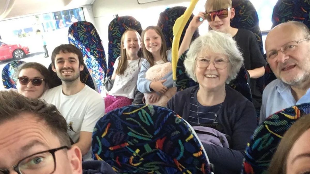 La familia estafada durante sus vacaciones