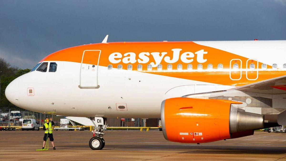 Un avión de la compañía easyJet