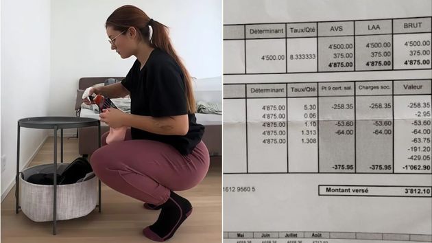 Ana Marina Lasso, trabajadora en Suiza