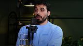 Andrés González durante el podcast