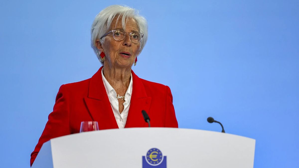 La presidenta del Banco Central Europeo Christine Lagarde