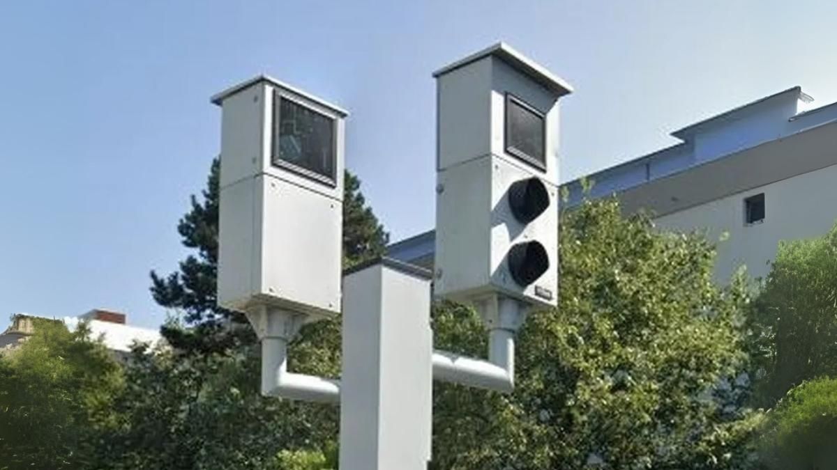 Un radar de velocidad