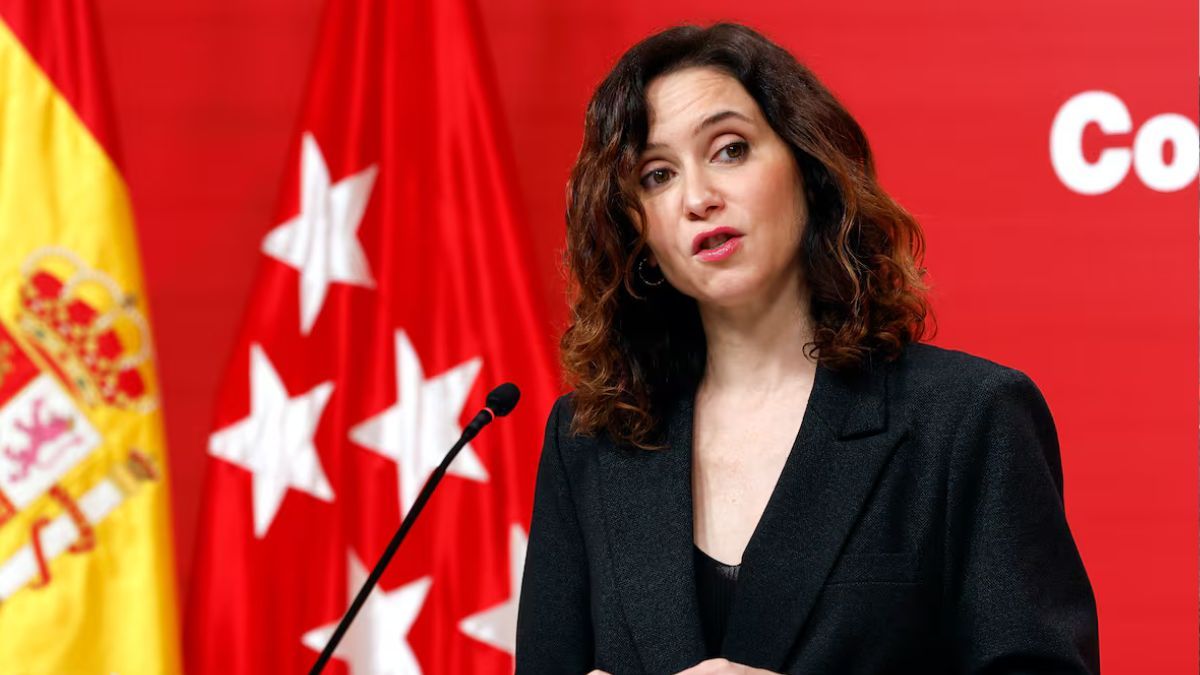 La presidenta de la Comunidad de Madrid, Isabel Díaz Ayuso