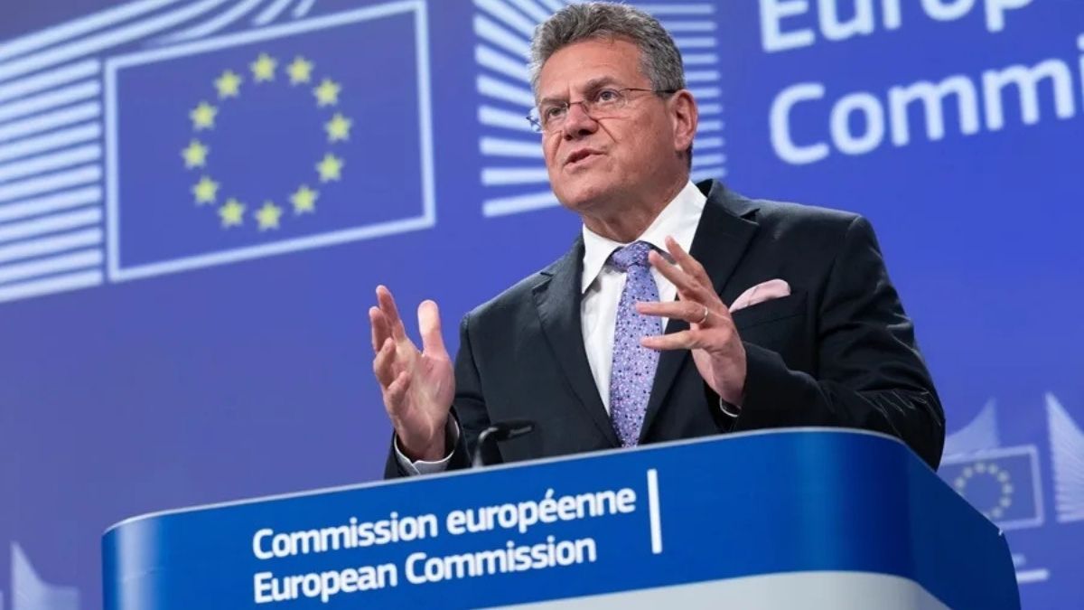 El comisario europeo de Comercio, Maroš Šefčovič