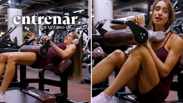 Lucía Aguado, entrenadora, sobre hacer deporte en verano: "Al principio me sentí fuerísima de lugar, pero día a día algo iba cambiando, el entrenamiento fue una forma de retarme"