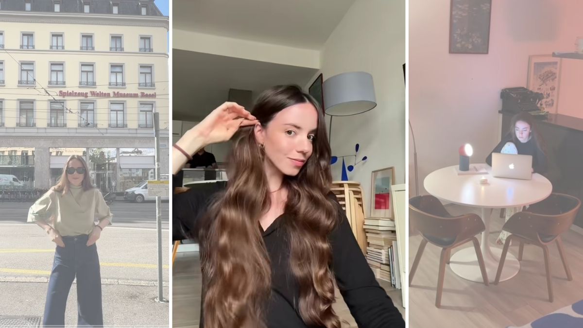 Sara durante el vídeo