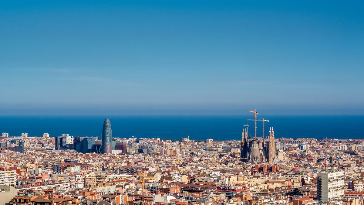 Vista aérea de Barcelona