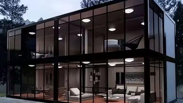 La casa prefabricada de lujo más vendida en Amazon: tiene 2 plantas, es de acero y cuesta menos de 38.000 euros