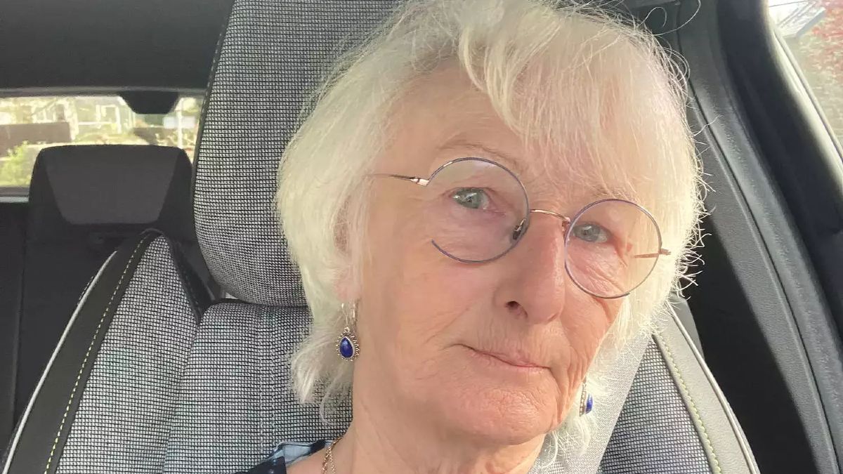 Fabienne en su coche